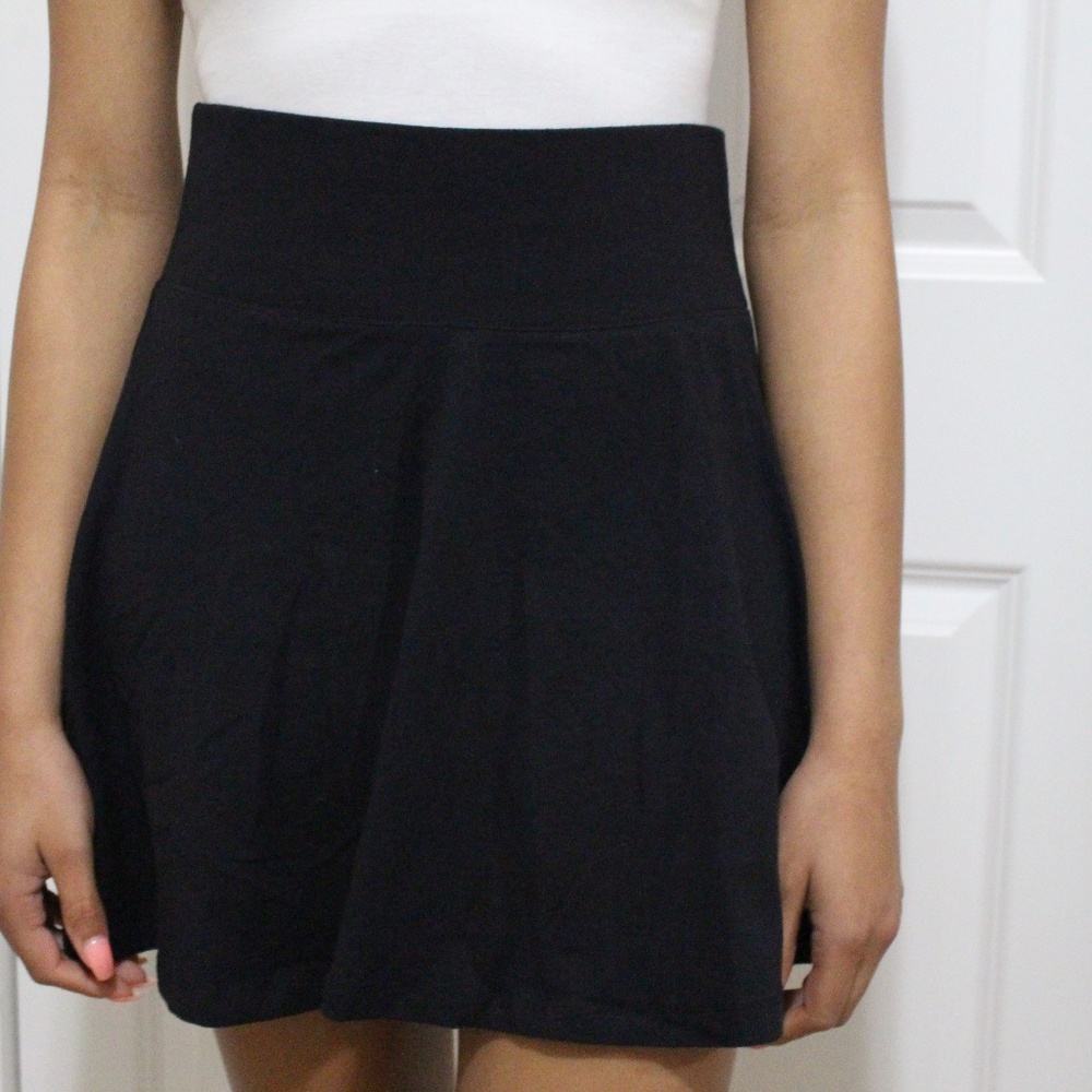 Black Skater Skirt